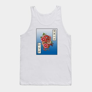 Snake and Flowers Tank Top